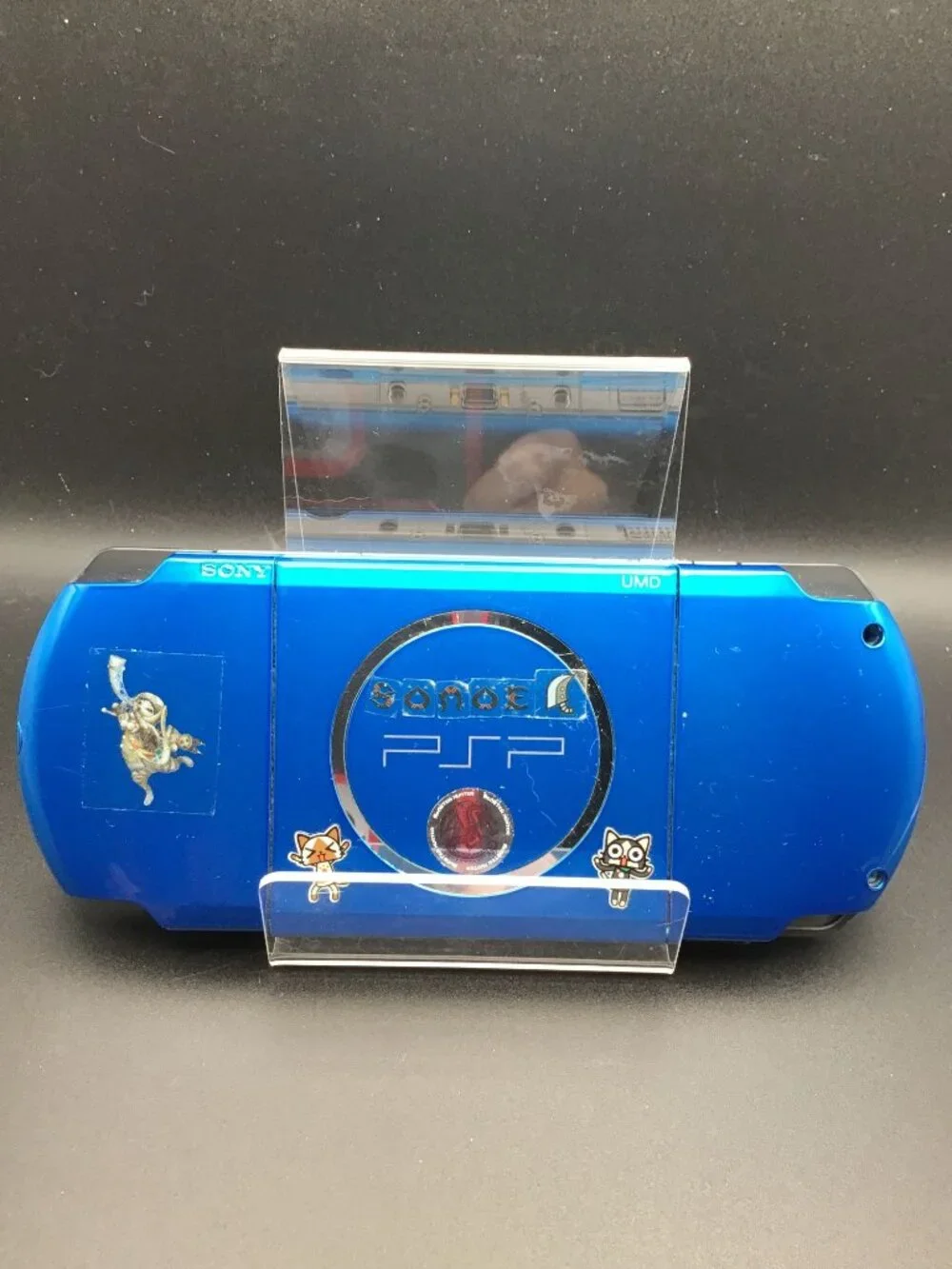 Sony PSP 3000 OEM Vibrant Blue w/New Battery & Charger Region Free Great Used